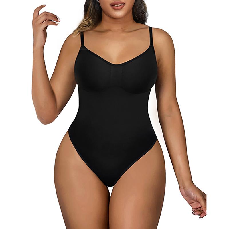 SHAPERX Bodysuit for Women Tummy Control Shapewear Seamless Sculpting Briefs Style Womenswear Underwear