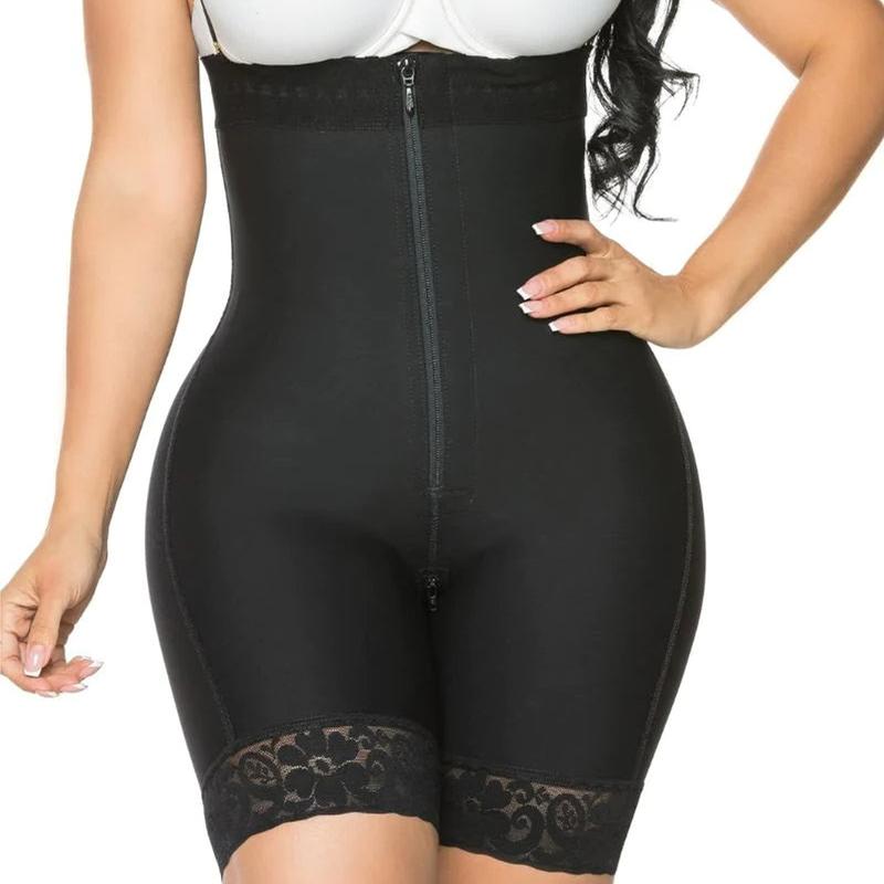 Women's  Comfort zipper front Shapewear Shorts Underwear Basic womenswear