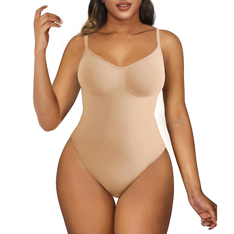 SHAPERX Bodysuit for Women Tummy Control Shapewear Seamless Sculpting Briefs Style Womenswear Underwear