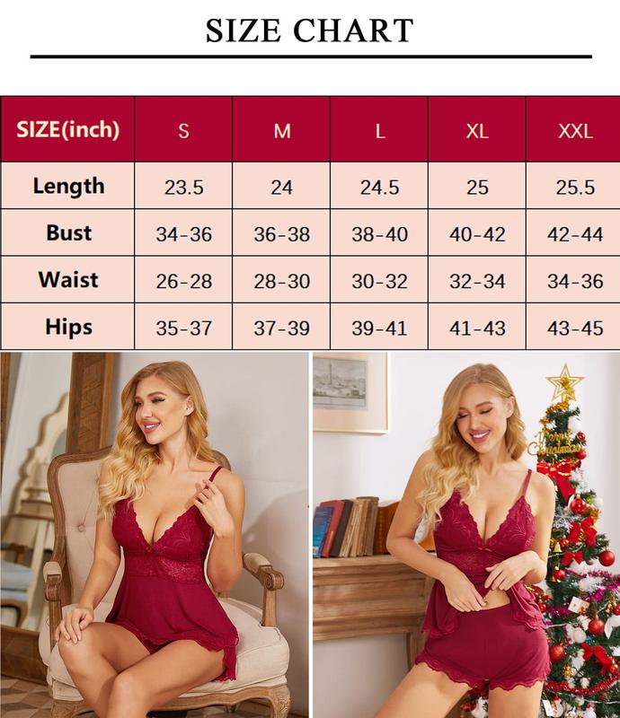 Womens Lingerie Set Pjs and Panty Set Camisole Set Modal Sweetness Sleepwear Black Friday  Womenswear