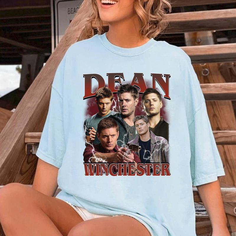 Dean TShirt, Winchester T Shirt, Gift For Woman and Man Unisex T-Shirt Sweatshirt Hoodie Casual Cotton