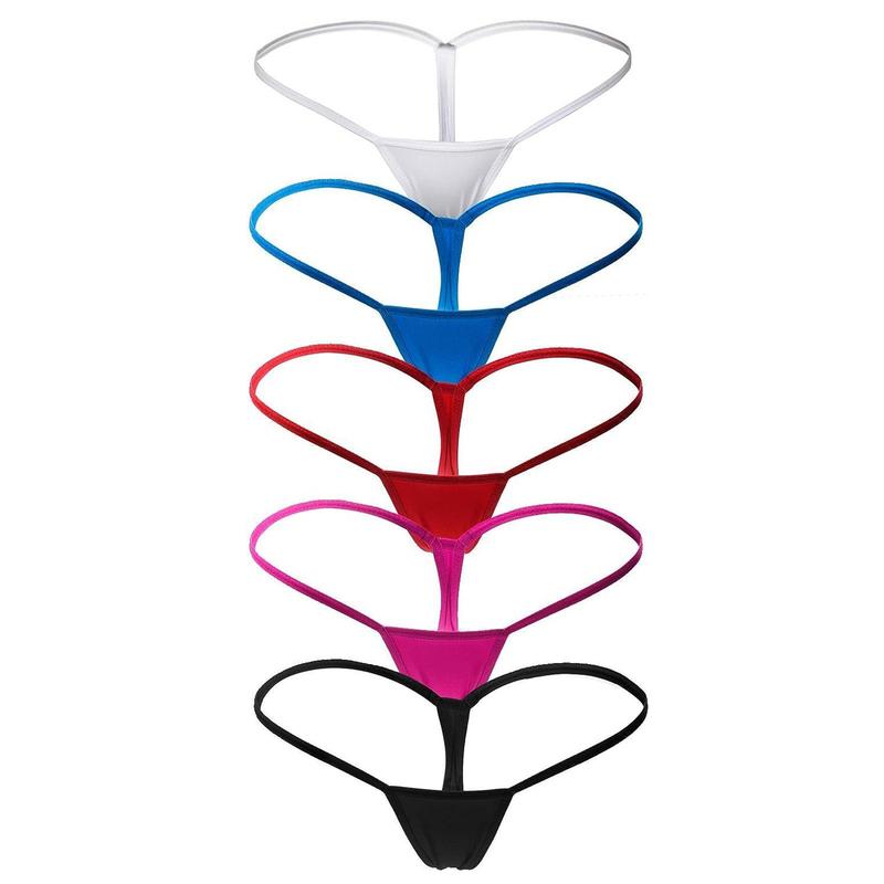 Women's Low Rise Micro Back G-string Thong Panty Underwear micro panties