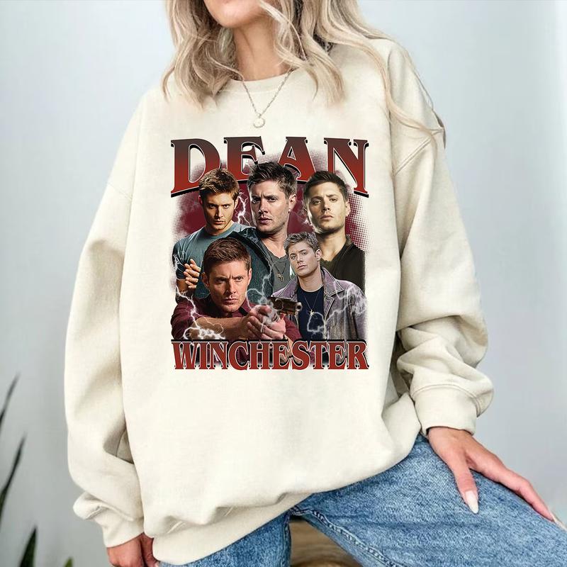 Dean TShirt, Winchester T Shirt, Gift For Woman and Man Unisex T-Shirt Sweatshirt Hoodie Casual Cotton