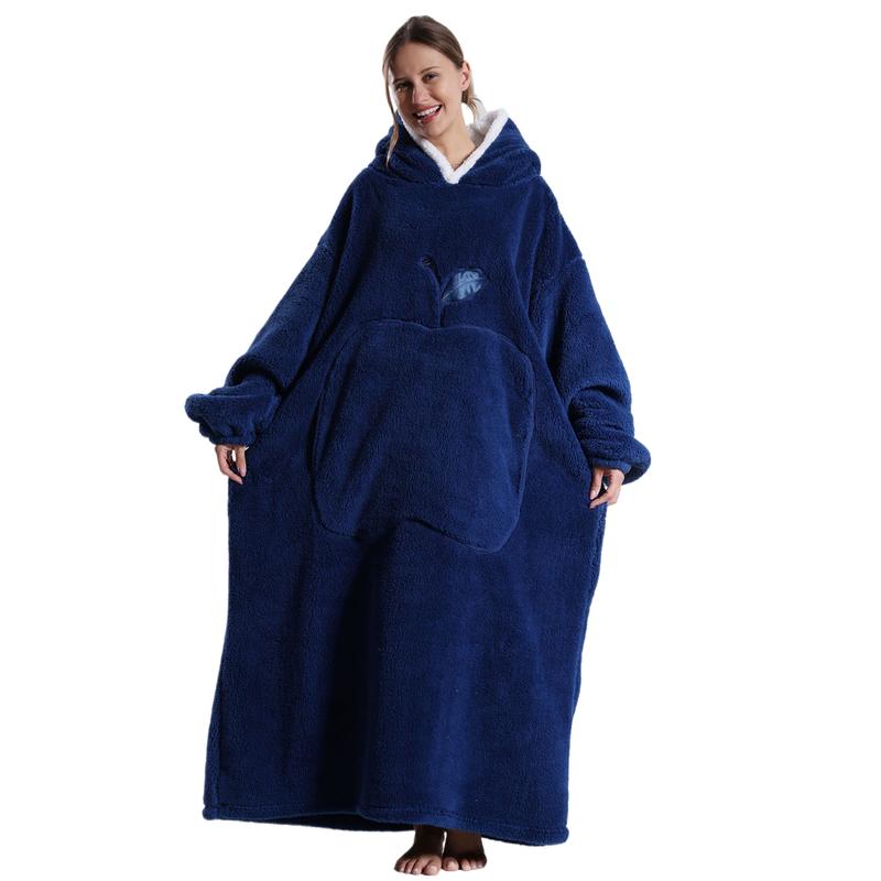 Christmas Day Gift Plus Size Wearable Hoodie Blanket for Women Men, Oversized Hoodie Blanket Cozy Warm Flannel Sweatshirt with Big Pocket, Loungewear Womenswear Hooded Blanket as Gifts for Mom Girlfriend,