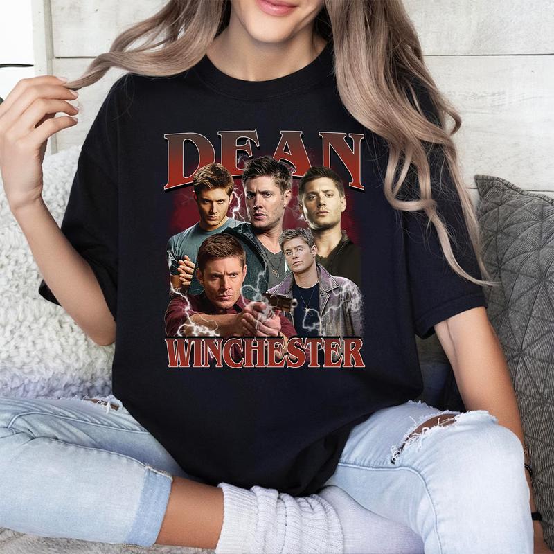 Dean TShirt, Winchester T Shirt, Gift For Woman and Man Unisex T-Shirt Sweatshirt Hoodie Casual Cotton