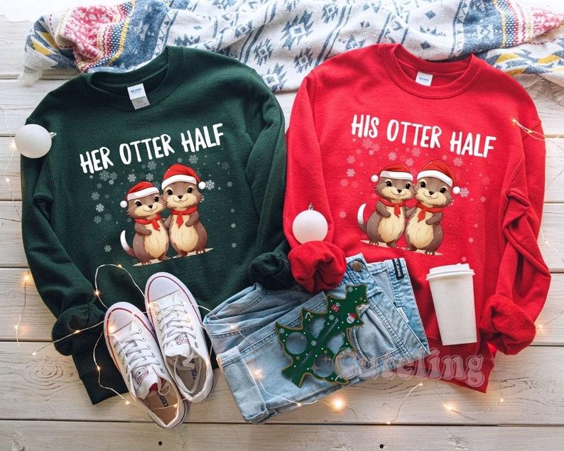 Christmas Couple Merry Christmas Sweatshirt, Christmas Couple Matching Sweater, Holiday Couples Sweatshirt, Funny Christmas Couples Sweater