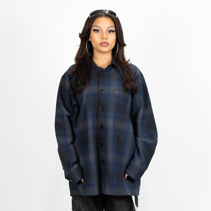 FB County Long Sleeve Checker Flannel Shirt