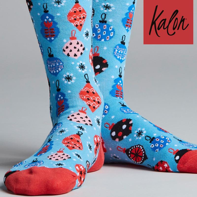 Kalon 6 Pack Women's Crew Height Christmas Socks in Classic Mom Loving Prints and Designs Stretchy Soft Comfy Sock Womenswear Comfort