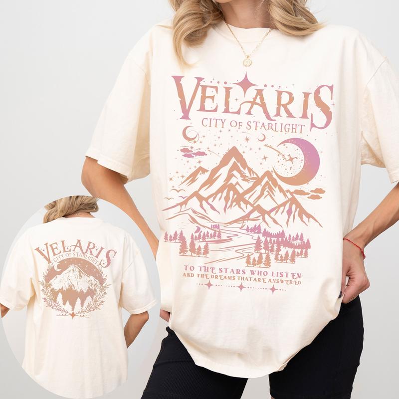 Velaris Shirt, ACOTAR , City Of Starlight, Night Court T-Shirt, Quotes, Sarah J Maas Apparel, Book Lover Gift, acosf T-shirts, Crewnecks, Hoodies – Gifts Suitable for Anyone T-shirts, Crewnecks, Hoodies – Gifts Suitable for Anyone Casual Comfort Cotton