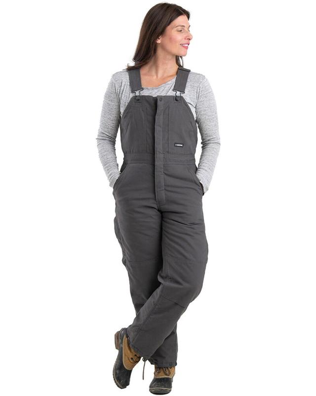 Ladies Softstone Duck Insulated Bib Overall