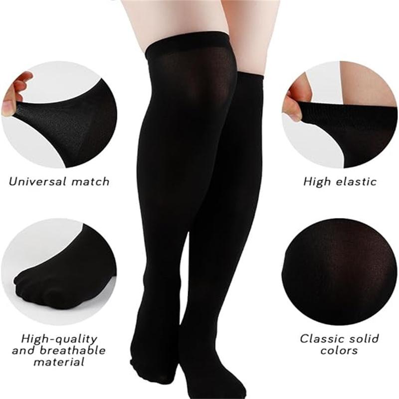 [Knee High Socks,Christmas gift]Cute Stockings for Women,Minimalist Comfort Basic Thigh High Stockings,Stocking Cosplay,Maid Costume, free shipping,