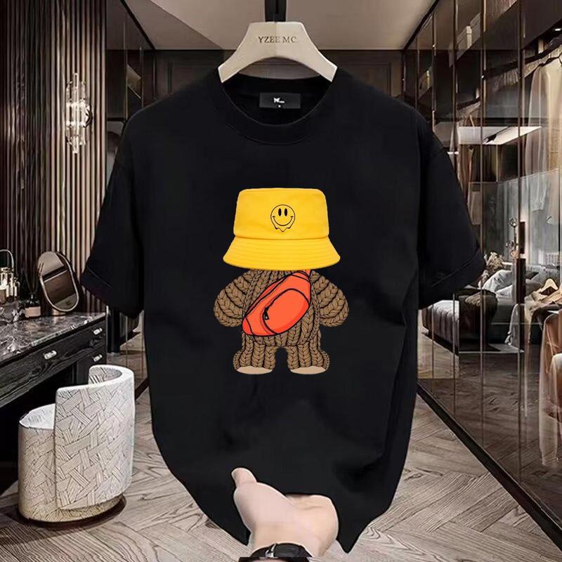 High Quality Bear T Shirt 100 Percent Cotton Unisex Couples Outfit