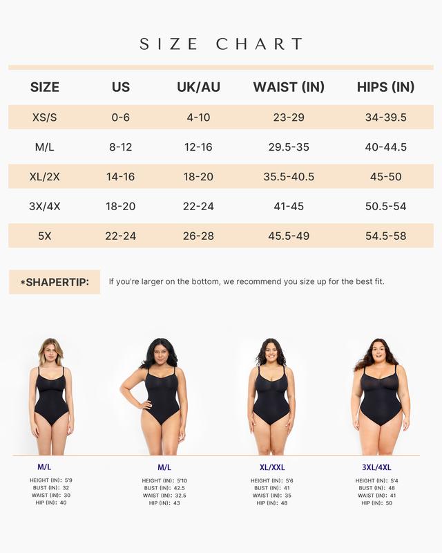 Shapellx Seamless Ultra Comfy Bodysuit Womenswear Tops