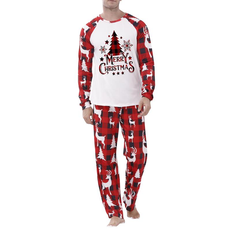 Christmas Pyjamas Family Matching Outfits Christmas Pjs Matching Sets for Adults Kids Baby Dog Holiday Xmas Sleepwear