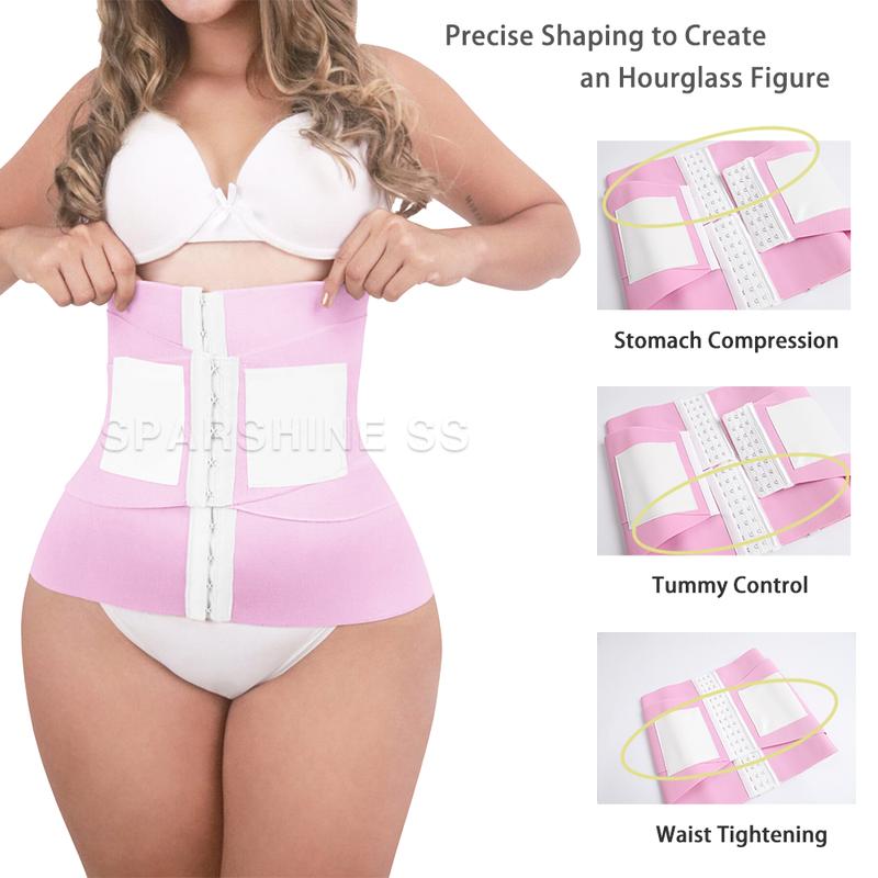 Fajas Colombians Waist Trainer Double Compression BBL Shaper Tummy Control Slimming Sheath Flat Belly Adjustable Shapewear