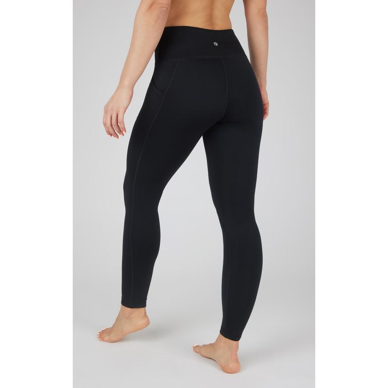 90 Degree By Reflex Fleece-Lined Cold Gear Legging with Side Pockets