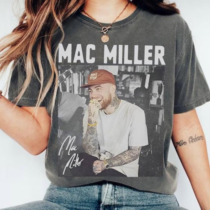 Mac Millers 90s Vintage Shirt,Mac Self Care Shirt, Country Music, Hip Hop Shirt, Mac Fan Gift, Vintage Rap Tee,  Full Color,  For Men, For Women