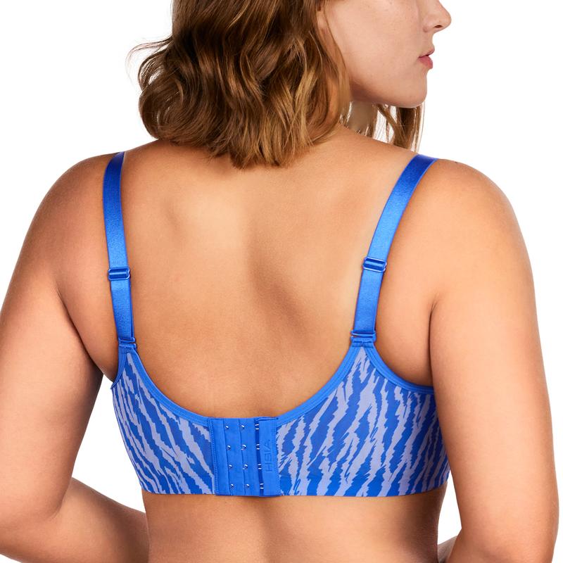 Zebra Wild Unlined Plus Size Breathable Soft Mesh No Padding Underwire Women Bra Womenswear Comfort