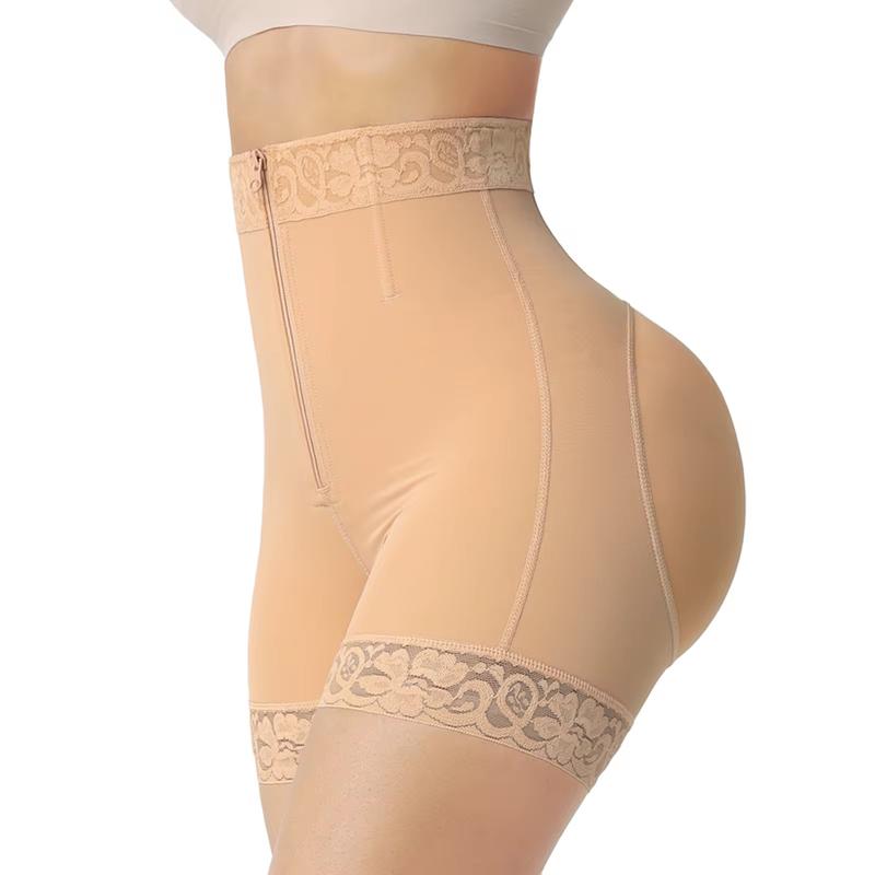 Breathable Butt-Lift Underwear Lace Waist High Waist Belly Contracting Waist Shaping High Elastic Shaping Hip Training Pants