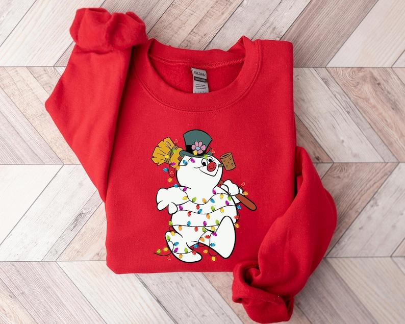 Frosty The Snowman Christmas Sweatshirt Tshirt Hoodie, Merry Christmas Tee, Snowman Shirt, Disneyland Christmas Frosty Shirt, Disneyland Kids Snowman Tee