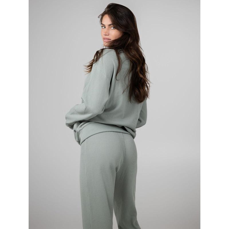 Comfrt | Waffle Lounge Relaxed Sweatpants