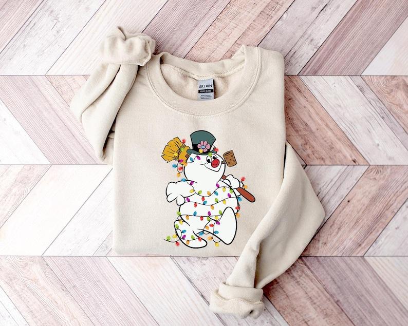 Frosty The Snowman Christmas Sweatshirt Tshirt Hoodie, Merry Christmas Tee, Snowman Shirt, Disneyland Christmas Frosty Shirt, Disneyland Kids Snowman Tee