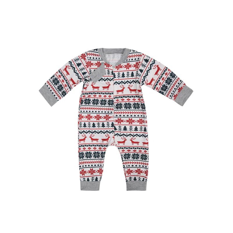 Family Christmas Pyjama Sets Men Women Child Matching Pjs Set for Adults and Kids Holiday Xmas Nightwear Sleepwear