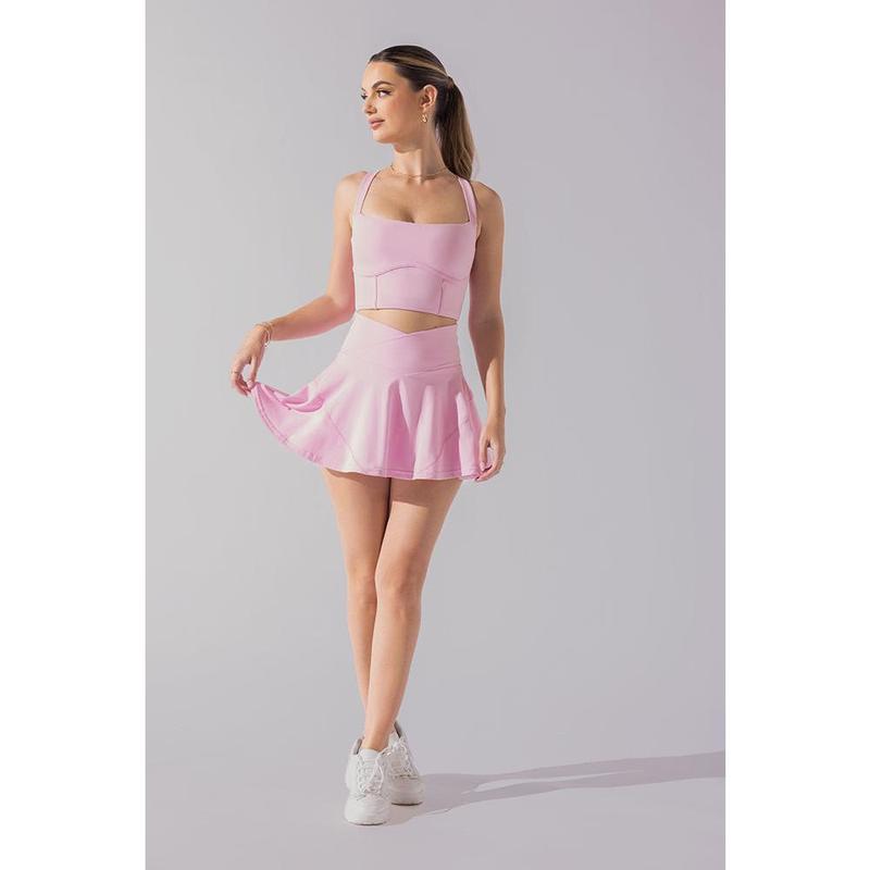 Crisscross Hourglass® Twirl Skort - Bubblegum