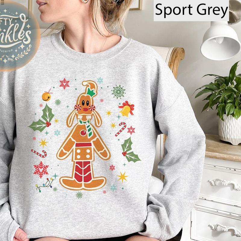 Vintage D.sney Mickkey And Friends Gingerbread Bakery Christmas Sweatshirt , Personalization D.sneyland Very Merry Xmas Tee, Holiday Family Gift (Not comfort color) K8VH