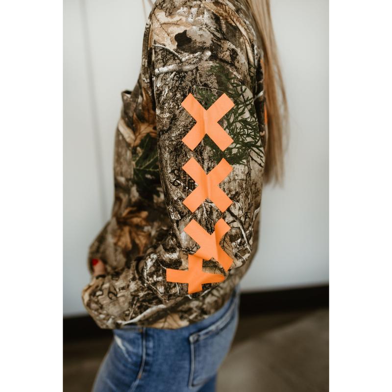 Darlin' Realtree Long Sleeve in Orange