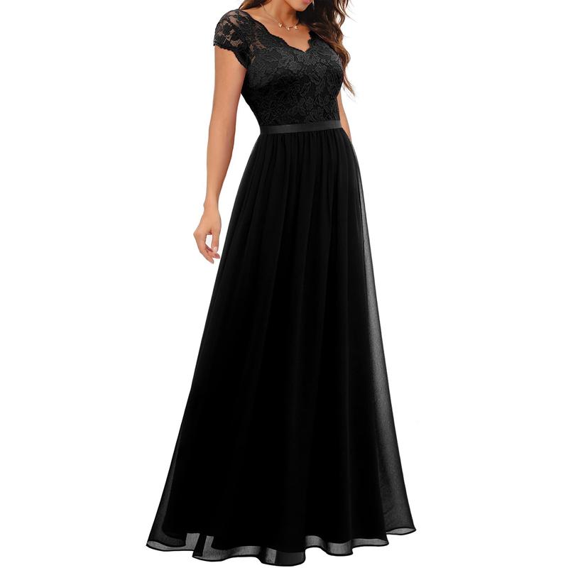 Womens Long Formal Dresses Bridesmaid Wedding Guest Dress for Bride Prom Dresses for Women Teens