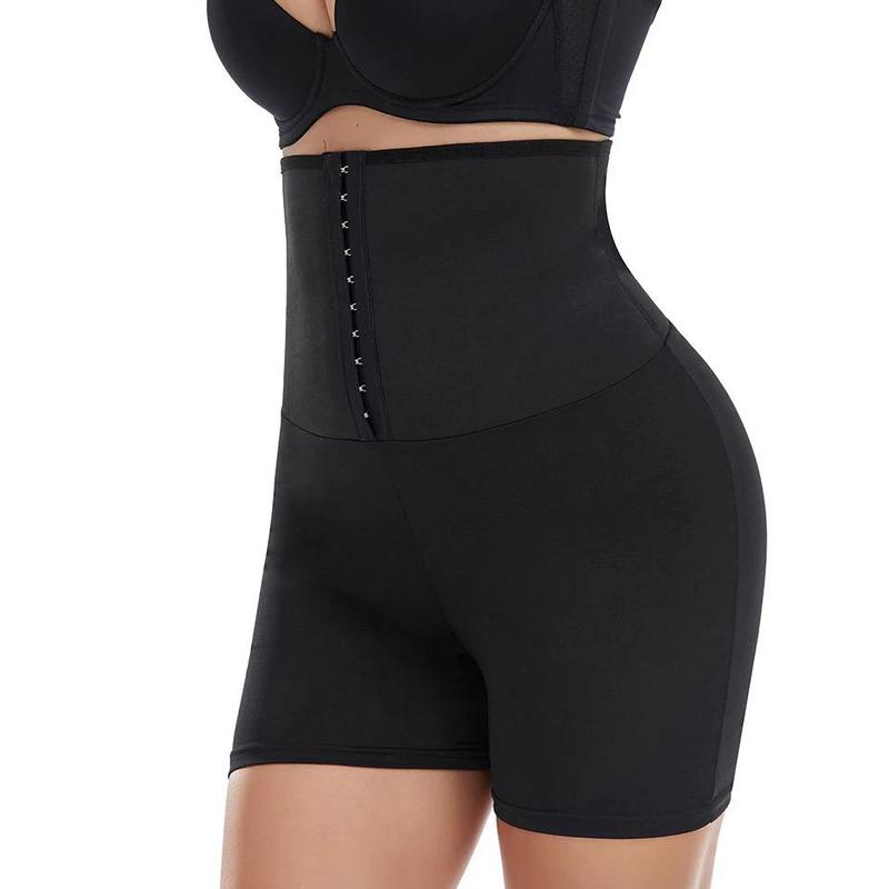 Women Sweat Sauna Shorts Body Shaper Pants Waist Trainer High Waist Shapewear Gym Workout Boyshorts Girdle