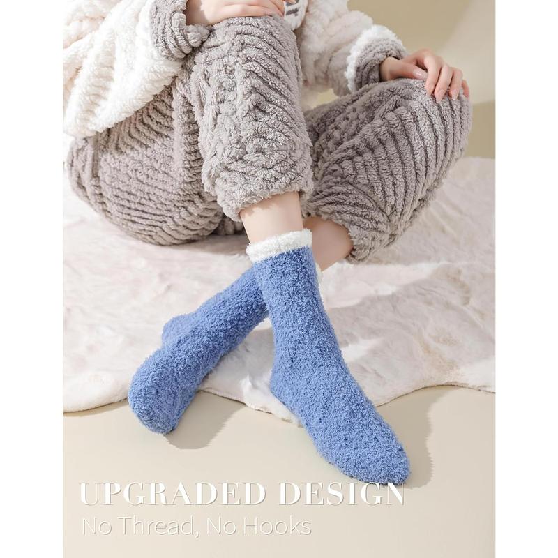 Fuzzy Socks Soft Cozy Fluffy Slipper Winter Warm Plush Socks Christmas Stocking Stuffers Gifts for Women