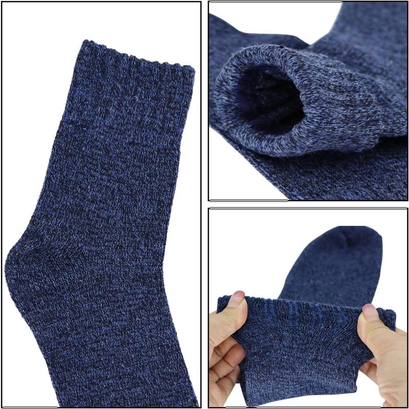 Socks for Women Gifts Winter Warm Thick Thermal Vintage Knit Soft Crew Socks Stocking Stuffers, Christmas Gift