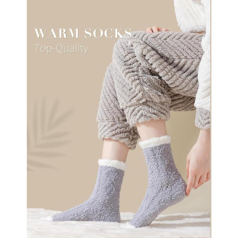 Fuzzy Socks Soft Cozy Fluffy Slipper Winter Warm Plush Socks Christmas Stocking Stuffers Gifts for Women