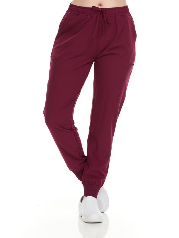 Womens Scrub Pants - Soft Stretch with 6 Pockets, Slim Fit Jogger Scrubs Pants for Women Womenswear Bottoms