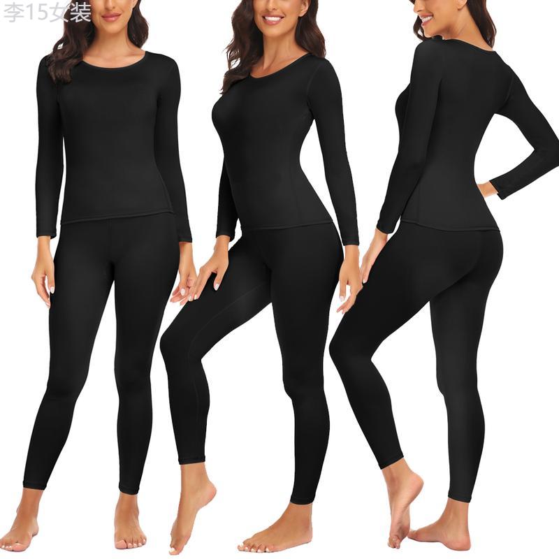 Women's Thermal Underwear Ultra-Soft Long Johns Base Layer Pajama Set For Women Cold Weather Winter Warm Long Sleeve Top Bottom Shirt & Pants Womenswear Comfort Basic Crewneck Basic Crewneck Minimalist Round Neck