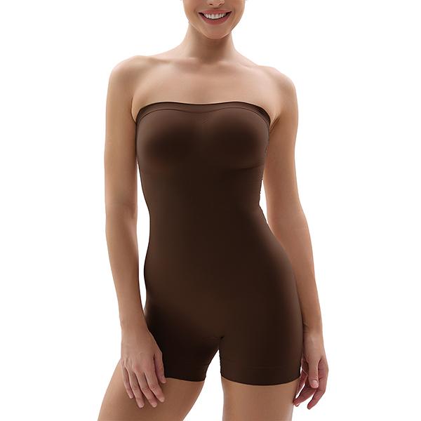 SHAPERX Strapless Tummy Contorl Shaperwear Seamless Sculpting Bodysuit Shapewear Womenswear