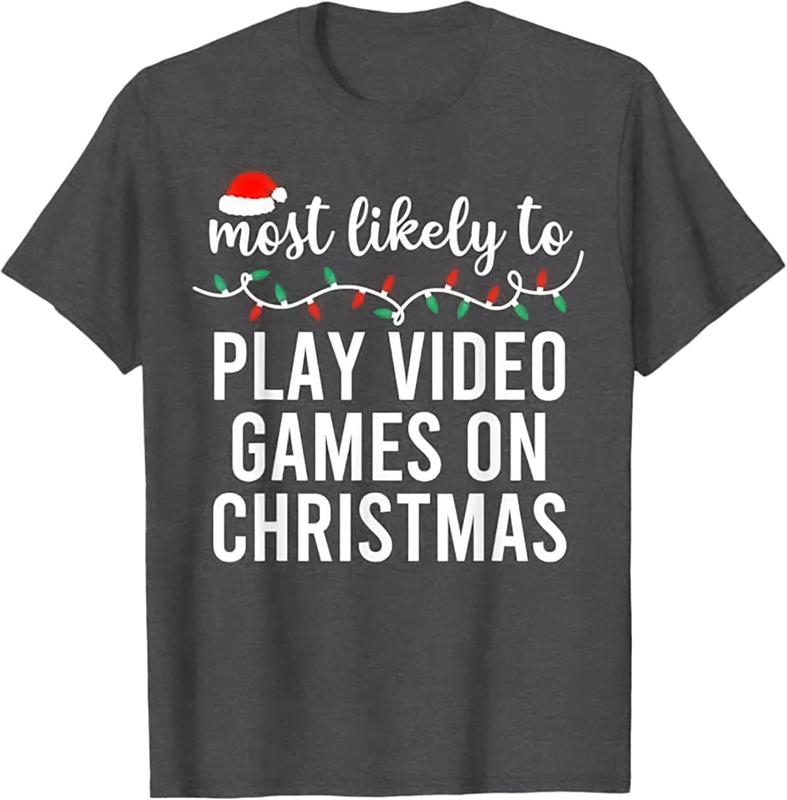 Most Likely To Christmas SHIRT, Matching Family Pajamas TEES, Funny T-Shirt, UNISEX