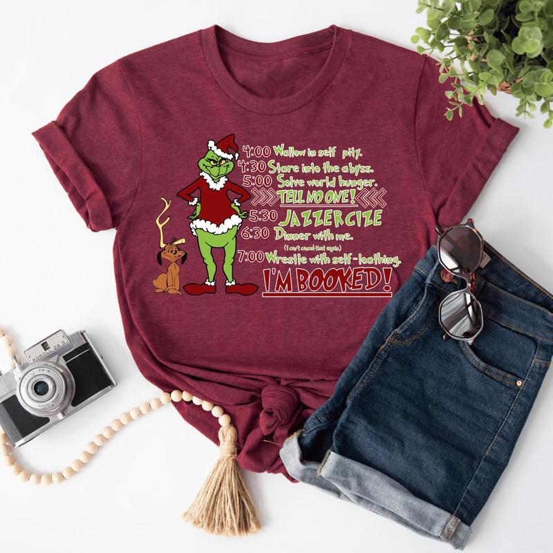 Funny Christmas Shirt, Santa Gri.nch T-Shirt, Grin.ch Christmas Shirt, Grin.chmas T-Shirt, Family Christmas Tee, Merry Christmas T-Shirt