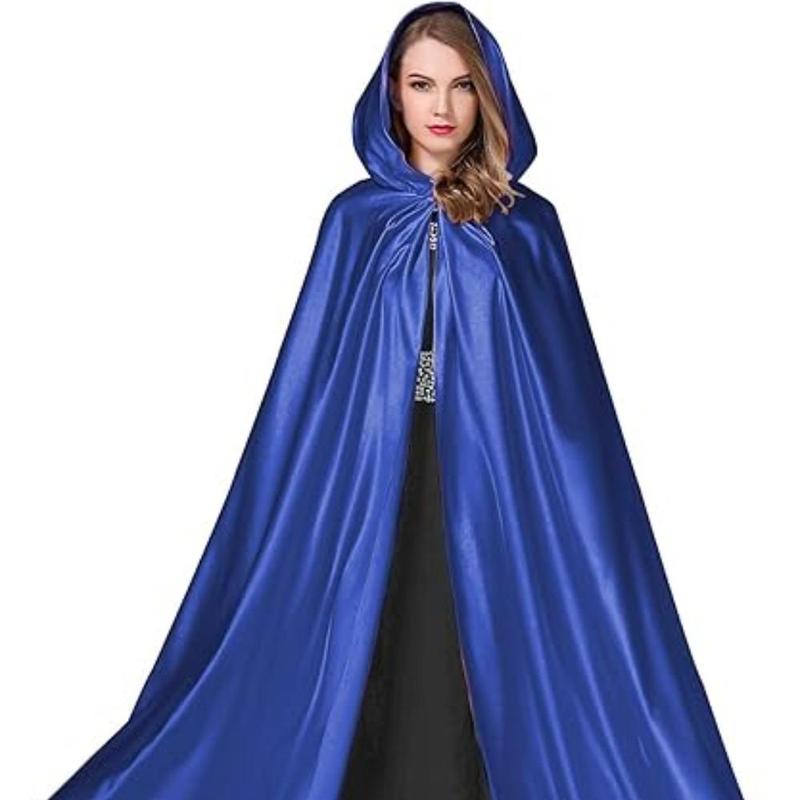 Death Cloak, 1 Count Medieval Wizard Cloak Design Party Costume, Perfect for Horror Theme Parties, Stage Performance Supplies