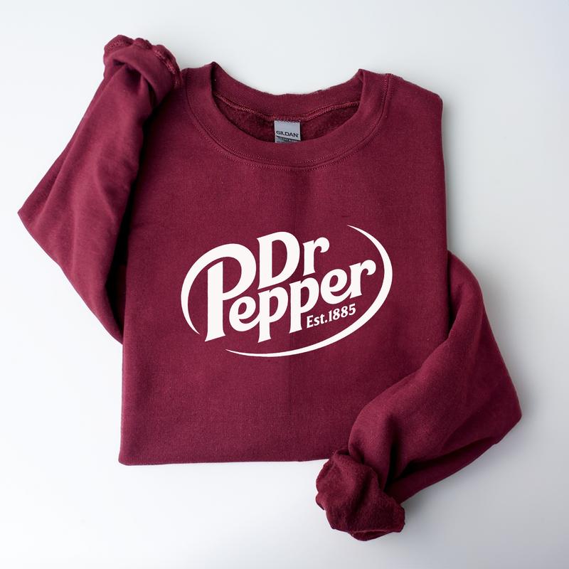 Dr. Pepper Sweatshirt, Dr Pepper Lover, Dr Pepper Gift, Gift for Girlfriend