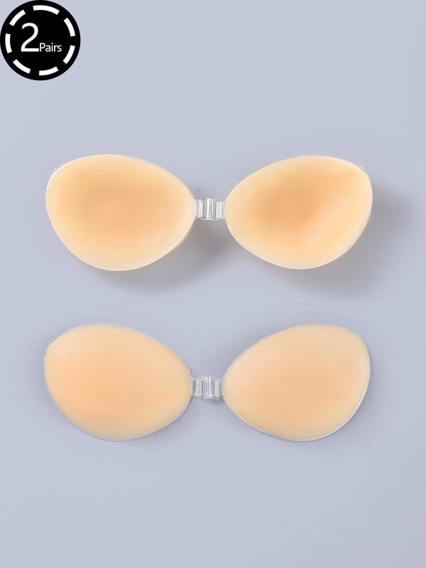 Silicone Self-Adhesive Bra, Reusable Invisible Push Up Breast Stickers, Women's Lingerie Accessories for Wedding Party Daily Wear