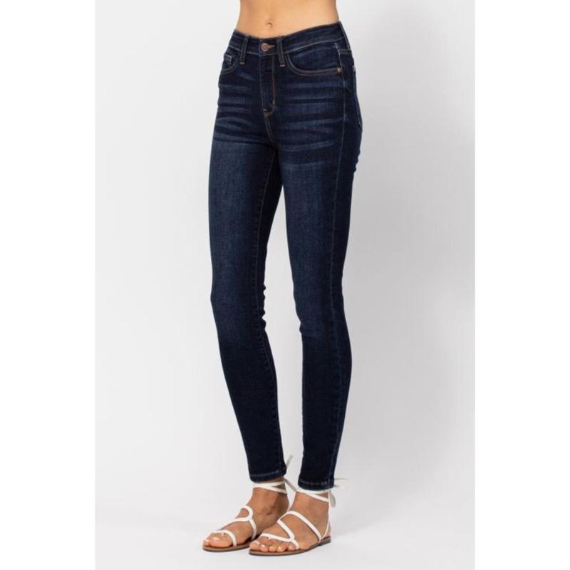 Judy Blue Full Size High Waist Handsand Skinny Jeans