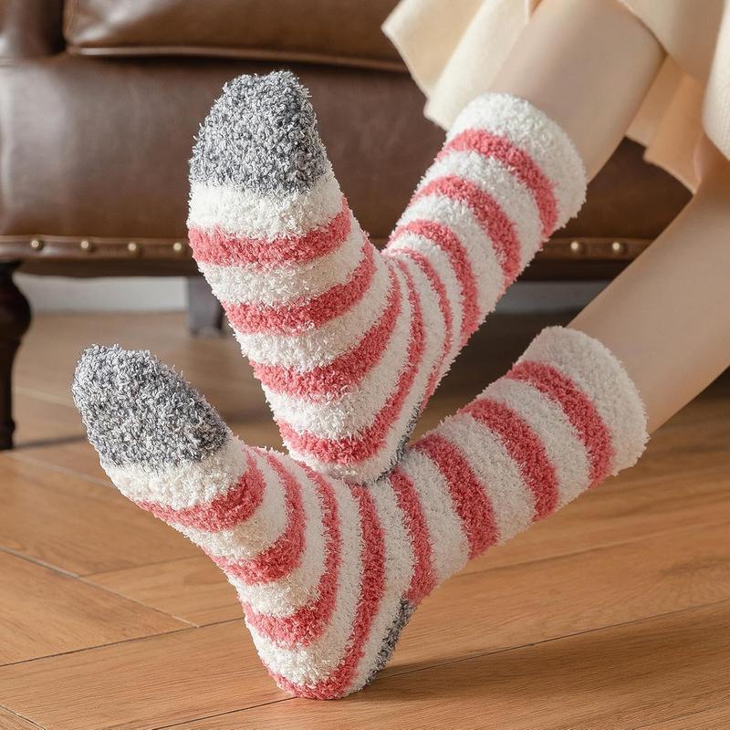 Fuzzy Socks for Women, Womens Fluffy Socks, Soft Cozy Slipper Socks for Women, Winter Thick Warm Sleeping Socks