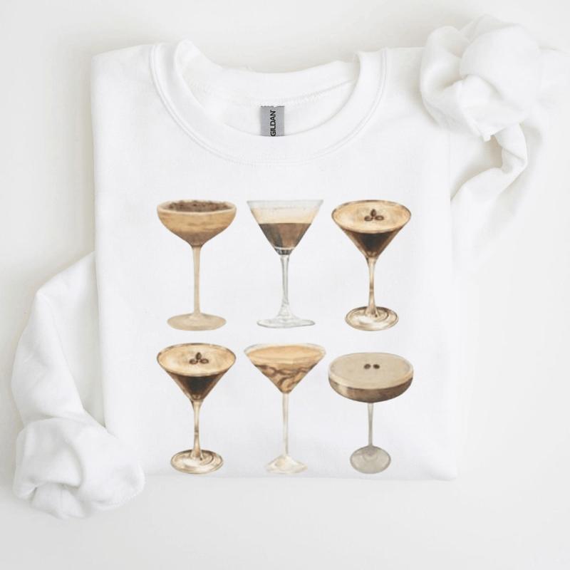 Espresso Martini' Crewneck Sweatshirt Cocktail Womenswear