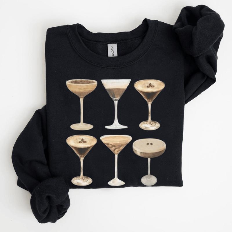 Espresso Martini' Crewneck Sweatshirt Cocktail Womenswear