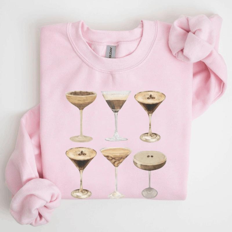 Espresso Martini' Crewneck Sweatshirt Cocktail Womenswear