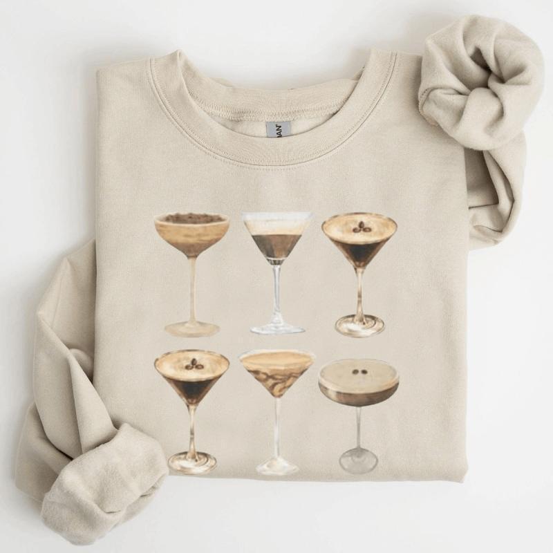 Espresso Martini' Crewneck Sweatshirt Cocktail Womenswear