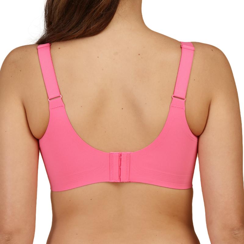 COMFELIE Plus Size  Women wireless comfort Bra,Seamless Bra with Support Full Coverage everyday Bra No Underwire Unlined Tshirt Bras EB061-EB062